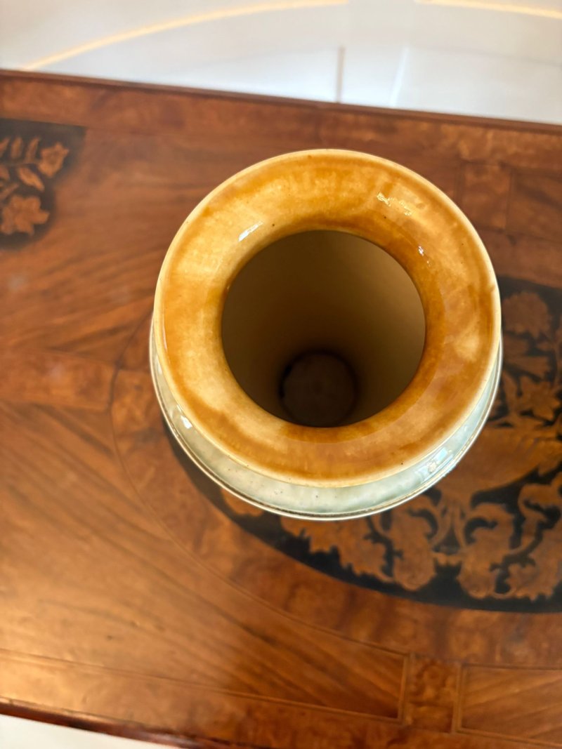 Pair of Antique Victorian Quality Doulton Vases - Image 6